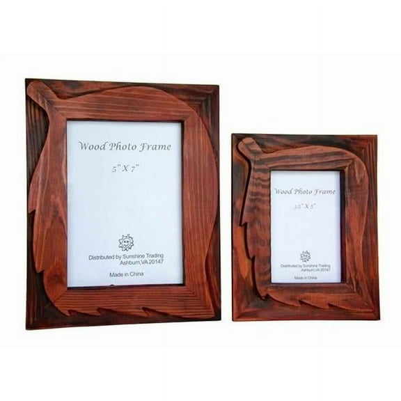 Sunshine Trading Handmade Wood Photo Frame - 5 x 7 Inch