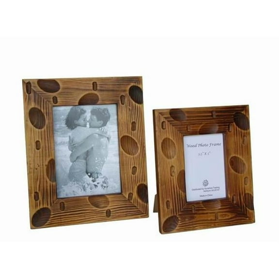 Sunshine Trading Handmade Wood Photo Frame - 5 x 7 Inch