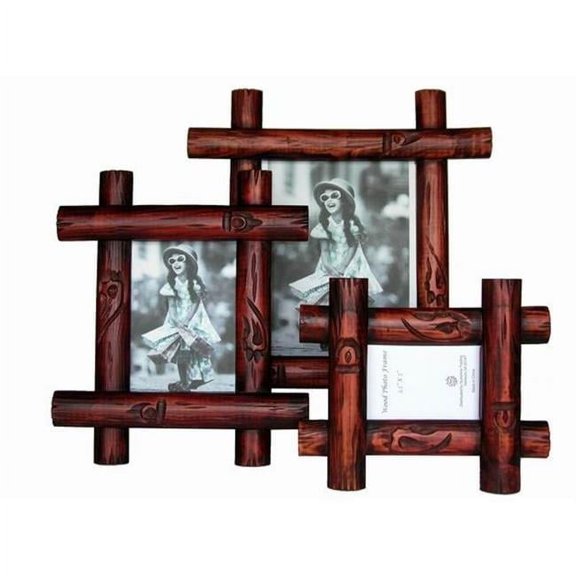 Sunshine Trading ST-15-5 Handmade Wood Photo Frame - 3.5 x 5 Inch