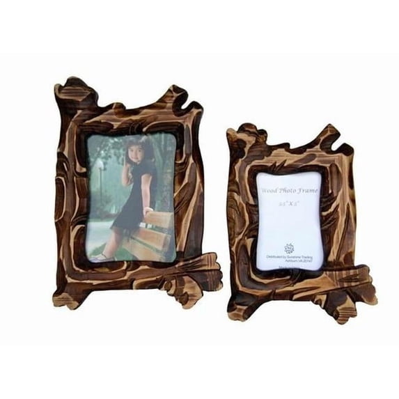 Sunshine Trading ST-16-7 Handmade Wood Photo Frame - 5 x 7 Inch