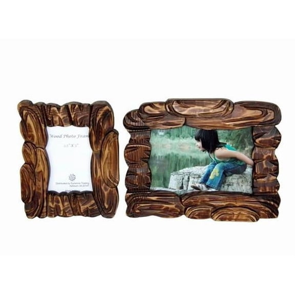 Sunshine Trading ST-17-7 Handmade Wood Photo Frame - 5 x 7 Inch