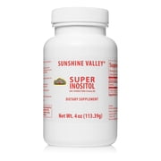 Sunshine Valley  Super Inositol Powder, Vitamin B8 Dietary Supplement, 4 oz