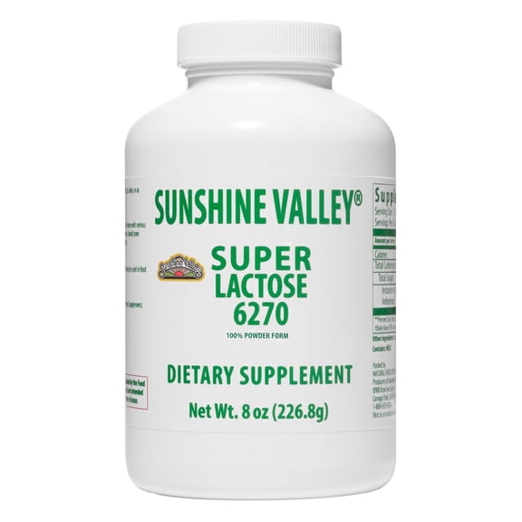 Sunshine Valley Super Lactose 6270 Dietary Supplement Powder 8 oz