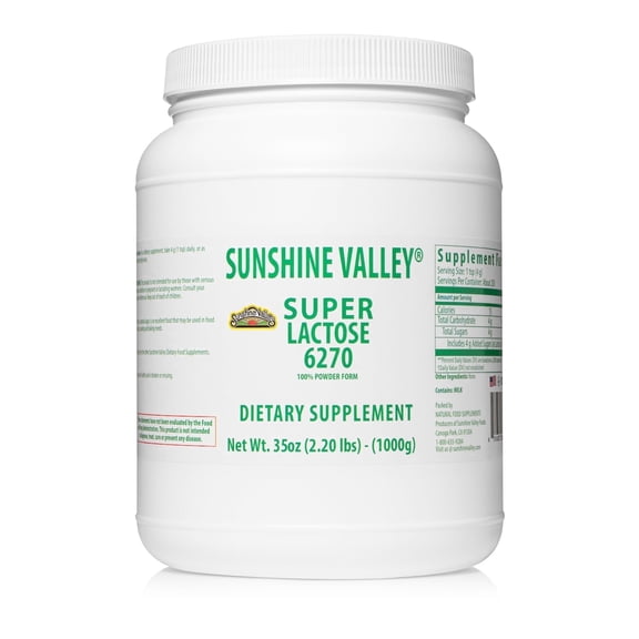 Sunshine Valley Super Lactose 6270 Dietary Supplement Powder 35 oz