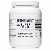 Sunshine Valley  Super MSM Powder Methylsulfonylmethane, Unflavored, 35 oz