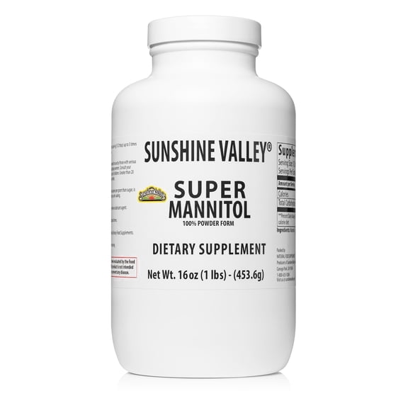 Sunshine Valley Super Mannitol Powder Dietary Supplement 16 oz