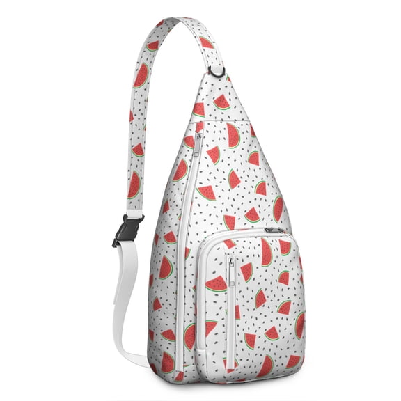 Sunshine Watermelon Backpack&nbsp;- Bright Summer Refresh Design, Durable Shoulder Bag for Outdoors