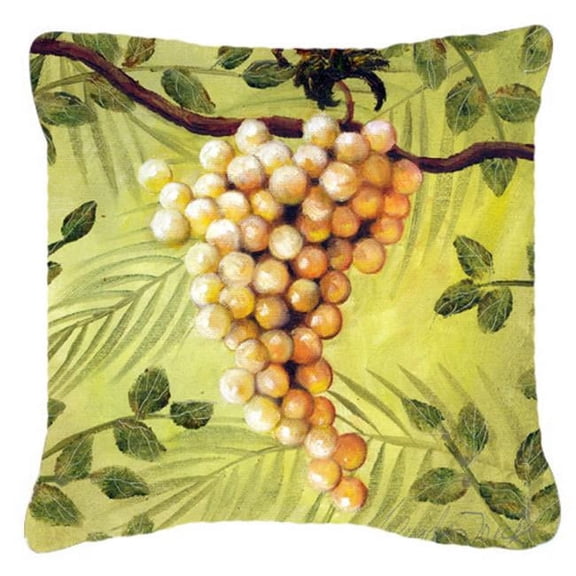 Sunshine White Grapes by Malenda Trick Canvas Decorative Pillow