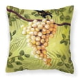 thumbnail image 1 of Sunshine White Grapes by Malenda Trick Fabric Decorative Pillow, 1 of 4