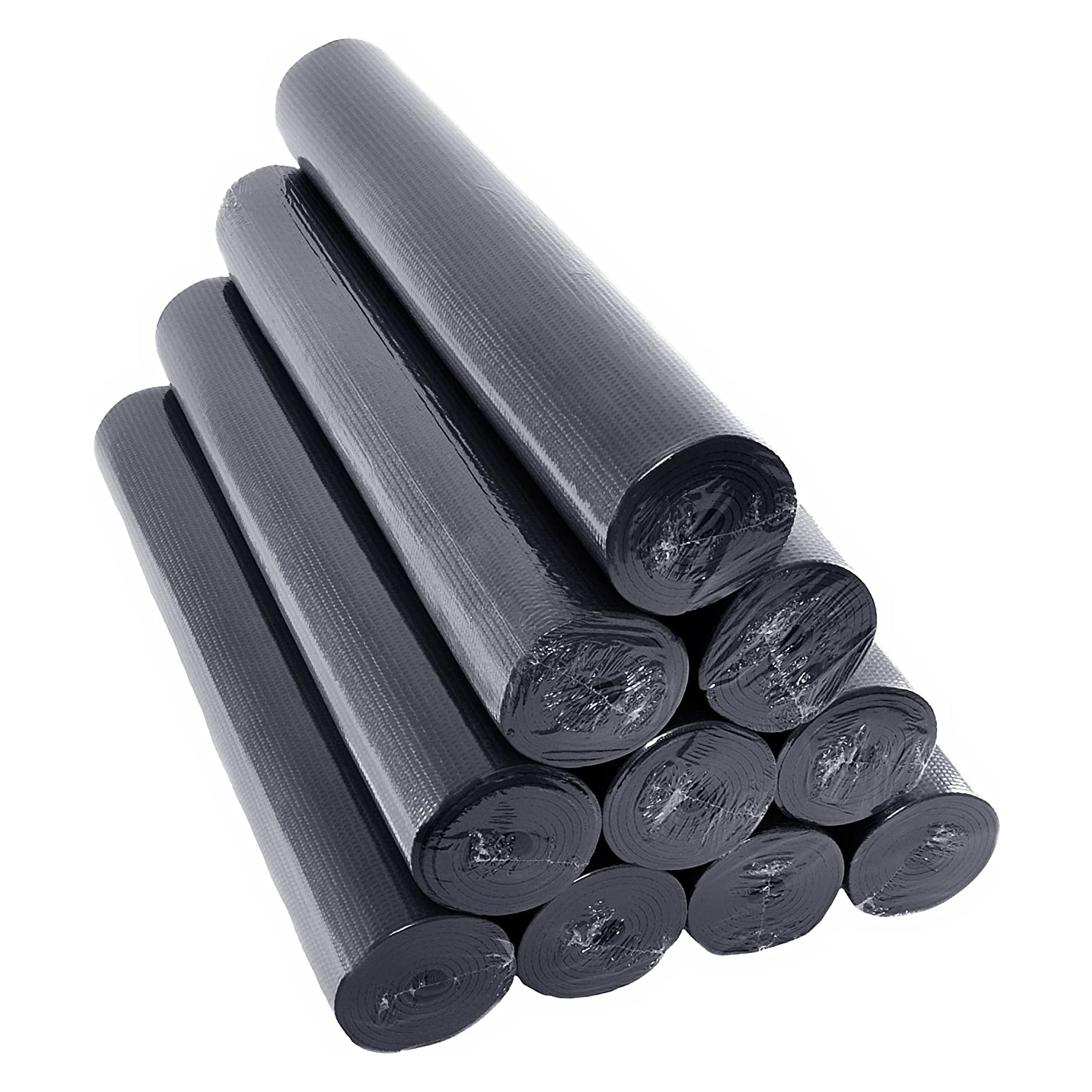 Sunshine Yoga - Deluxe Extra Thick Yoga Mats - Wholesale 10-Pack - (74" x 24" x 6mm - Extra Long 74", Thick 6mm, Non-Slip - Durable (Black)