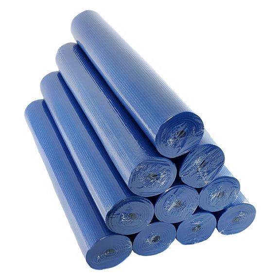 Sunshine Yoga - Deluxe Extra Thick Yoga Mats - Wholesale 10-Pack - (74" x 24" x 6mm - Extra Long 74", Thick 6mm, Non-Slip - Durable (Dark Blue)