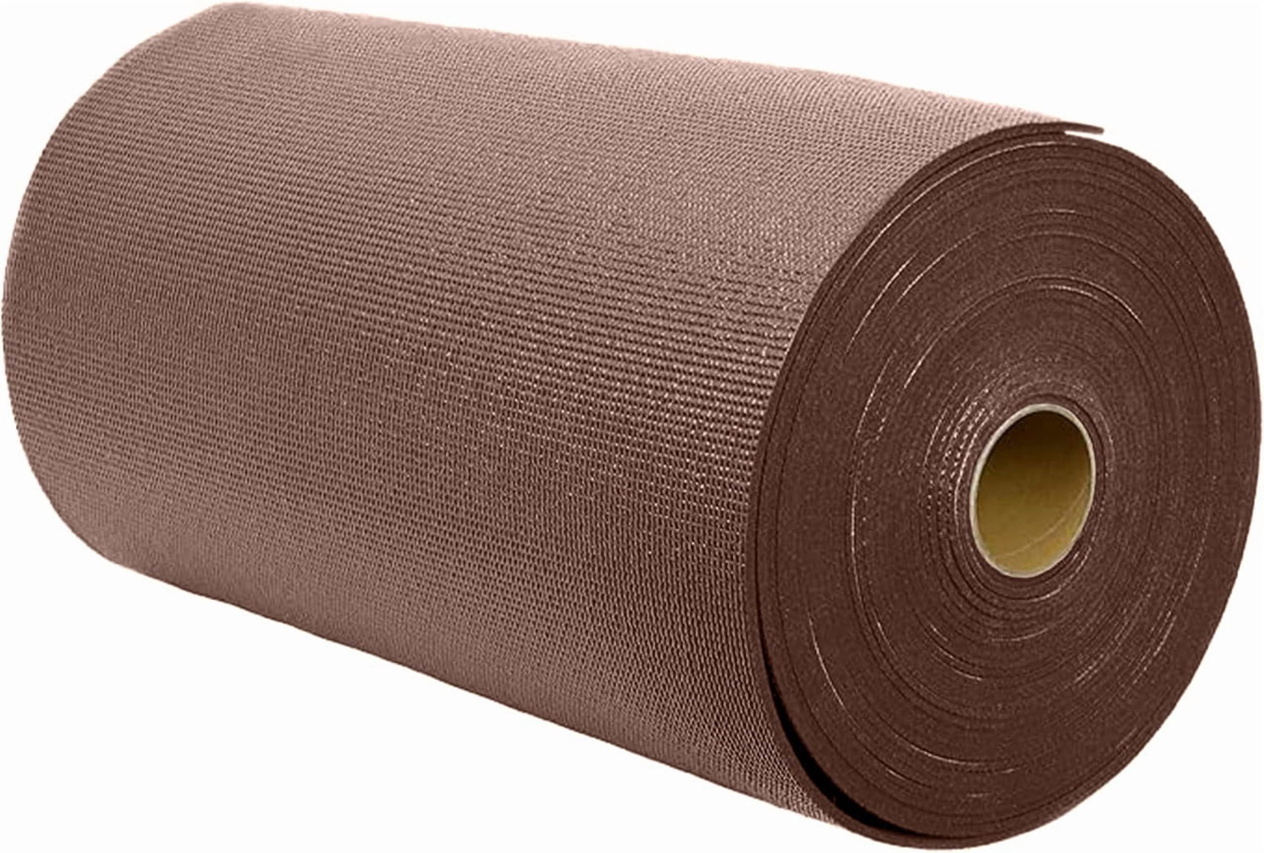 Sunshine Yoga Voyage Yoga Mat Roll, 24in x 50ft Exercise Mat, 5mm Thick Non-Slip Gym Mat for Home Workout and Fitness, Anti-Tear, Cut up to 8 Regular Yoga Mats, Chocolate