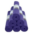 thumbnail image 1 of Sunshine Yoga Voyage Yoga Mats - Bulk 6 Pack - (72" x 24" x 5mm) - Easy to Clean - Tear Resistant - Thick (Purple), 1 of 8