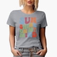 thumbnail image 1 of Sunshine on My Mind, Summer Themed Quote, Groovy Retro Wavy Text Merch Gift, Heather Grey T-Shirt, Large, 1 of 5