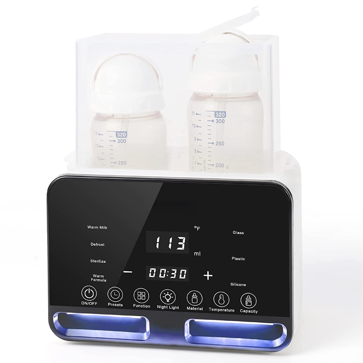 SunshineFace Baby Bottle Warmer, Milk Warmer for Breastmilk Formula