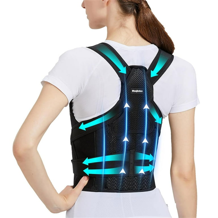 SunshineFace Back Brace Posture Corrector for Women and Men Back Straightener Posture Corrector Scoliosis and Hunchback corrector for upper and lower