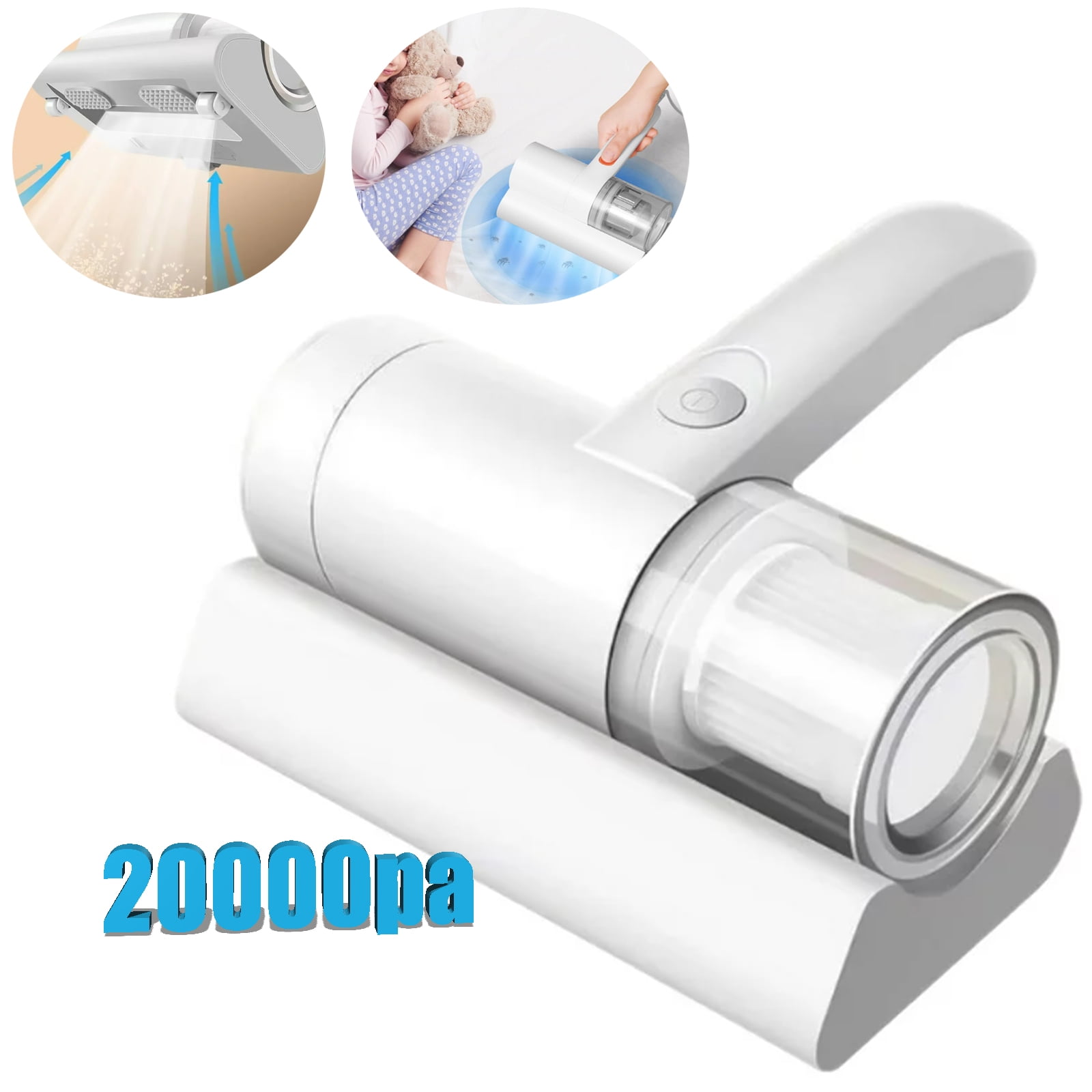 SunshineFace Bed Vacuum Cleaner, Handheld UV Mattress Vacuum with HEPA