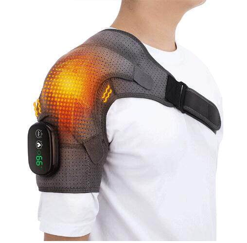 SunshineFace Cordless Shoulder Heating Pad, Heated Shoulder Brace for