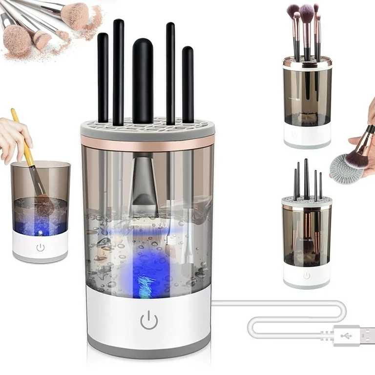 SunshineFace Electric Makeup Brush Cleaner Machine, USB Make up Brush