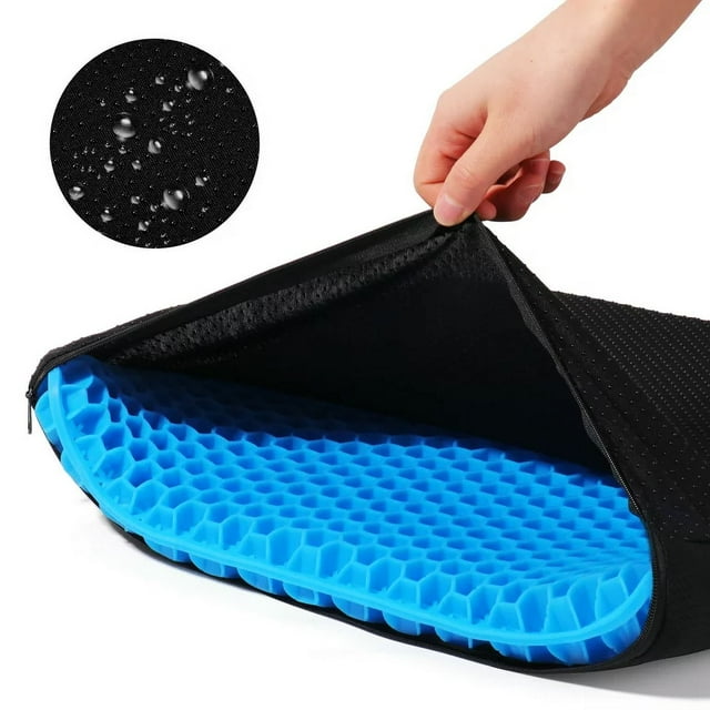 SunshineFace Gel Seat Cushion Cooling Gel Memory Foam Pillow Seat