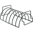 SunshineFace Grill Rib Rack, with NonStick Surface Iron Rib Holder