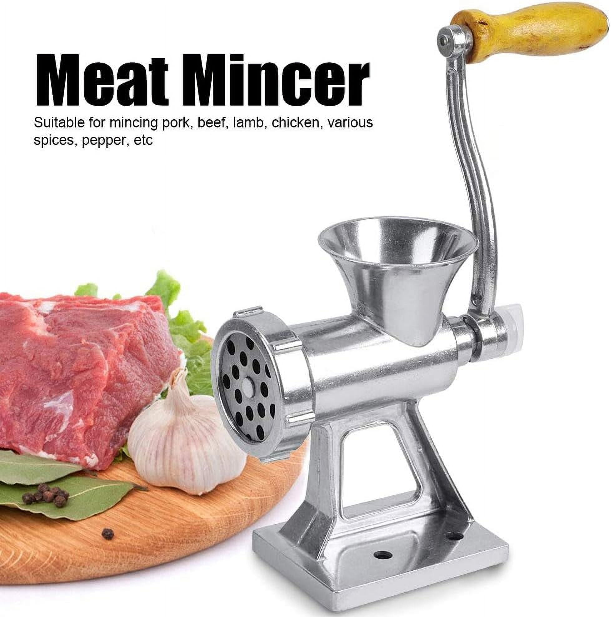 SunshineFace Meat Grinder Manual Mincer Manual Meat Grinder Sausage Maker Table Mount Pork