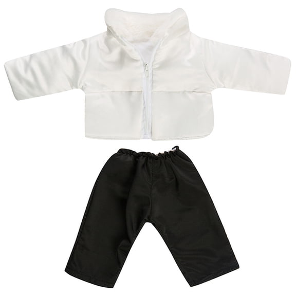 Sunshinehomely 18 Inch Doll Clothes and Accessories, Winter Doll Outfits Set, 18 Inch Doll Clothes Set with Down Jacket and Trousers