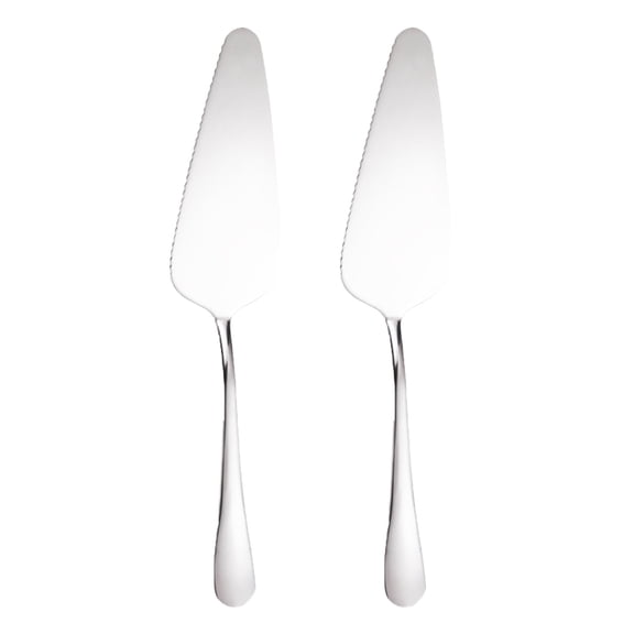 Sunshinehomely 2 Pcs Pie Server Spatula, Cake Cutter Slicer, Stainless Steel Pie Cutter Tool, Cake Server Spatula, Pie Spatula for Pastry, Pizza and Desserts