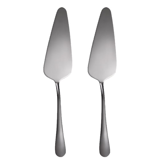Sunshinehomely 2 Pcs Pie Server Spatula, Cake Cutter Slicer, Stainless Steel Pie Cutter Tool, Cake Server Spatula, Pie Spatula for Pastry, Pizza and Desserts
