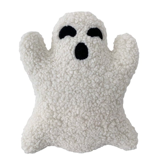 Sunshinehomely Halloween Ghost Pillow Sofa Decorative Throw Pillow White Cute Ghost Throw Pillow for Couch Bed Home Party Decor