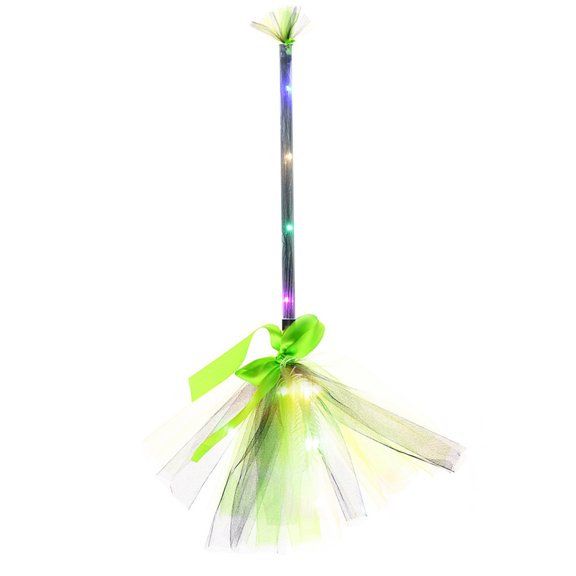 Sunshinehomely Halloween Witch Broom with Led Light, Halloween Witch Broom Fall Decor, Halloween Broomstick, halloween Dancing Broom, Halloween Decoration Witches Broom for Kids Adult