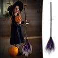 thumbnail image 1 of Sunshinehomely Halloween Witch Broom with Lights, Halloween Light Up Witch Broom, Halloween Lighted Broomstick, Witch's Broom Halloween Decorations for Halloween Cosplay Costume Props, 1 of 7