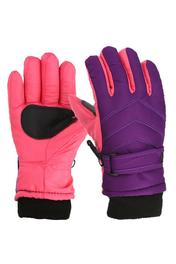 Kids Snow Gloves Waterproof Windproof Skiing Gloves for Kids Winter Gloves Warm Mittens for Little Boys and Girls Ages 2-5