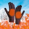 thumbnail image 1 of Sunshinehomely USB Heated Gloves for Men Women Mitten Hand Warmers Gloves Winter Touchscreen Gloves Windproof Non Slip Soft Warm Knitting Gloves for Cycling Driving Running Hiking, 1 of 7