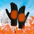 thumbnail image 1 of Sunshinehomely USB Heated Gloves for Men Women Mitten Hand Warmers Gloves Winter Touchscreen Gloves Windproof Non Slip Soft Warm Knitting Gloves for Cycling Driving Running Hiking, 1 of 7