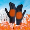 thumbnail image 1 of Sunshinehomely USB Heated Gloves for Men Women Mitten Hand Warmers Gloves Winter Touchscreen Gloves Windproof Non Slip Soft Warm Knitting Gloves for Cycling Driving Running Hiking, 1 of 7