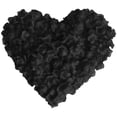 thumbnail image 1 of Sunshy 100Pcs Valentine's Day Decorations Silk Rose Petals, Rose Petals for Night Wedding Proposal Anniversary Flower Decorations, Black, 1 of 7