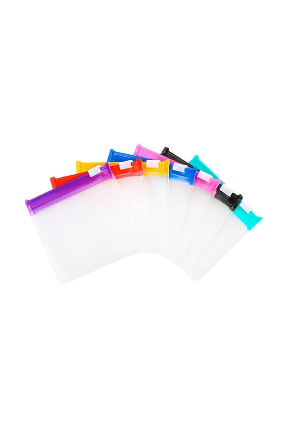 7 Pack Water Set Travel Organizer With Zipper Reusable For Or Small Bags For, Clear, 3 x 2.8 in