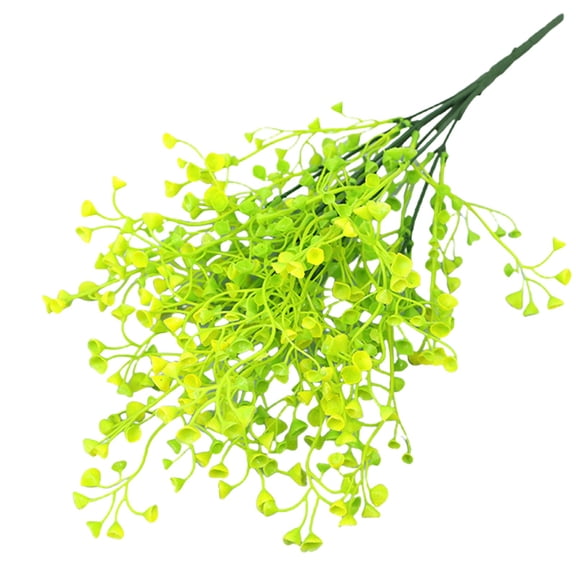 Sunshy Artificial Potted Plant Faux Greenery for Home Desk Shelf Decor, Yellow