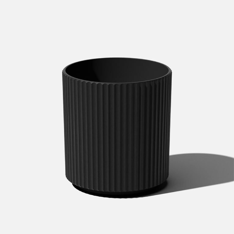 Sunside by Veradek Ripple 16' Planter Black - Walmart.com