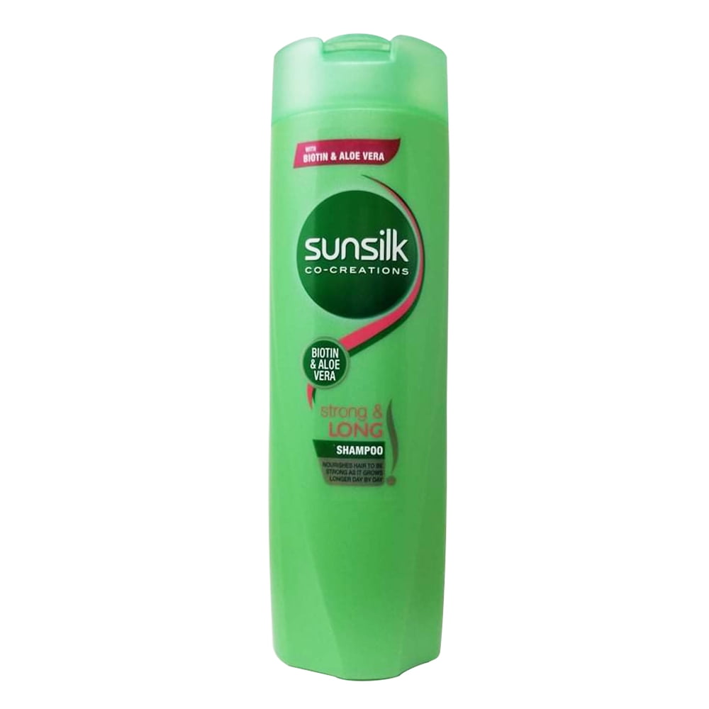 Sunsilk Strong &amp; Long Shampoo New &amp; Sealed Green 180ml 6oz - 1 Bottle