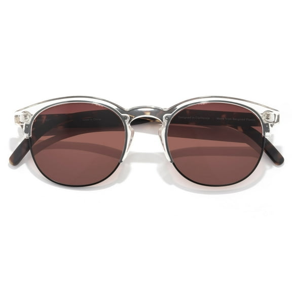 Sunski Avila Sunglasses Color: Clear Tortoise Fade