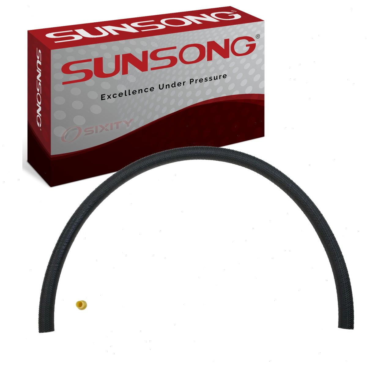 Sunsong Cooler To Reservoir Power Steering Return Hose compatible with Dodge Ram 2500 2003-2010 - 5/8" X 36 inches