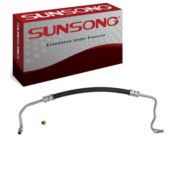 Sunsong Power Steering Pressure Line Hose compatible with Chevrolet K10 Pickup 1968-1972