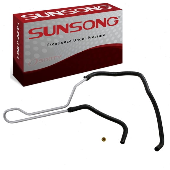 Sunsong Power Steering Return Line Hose compatible with Toyota Tacoma 2005-2014