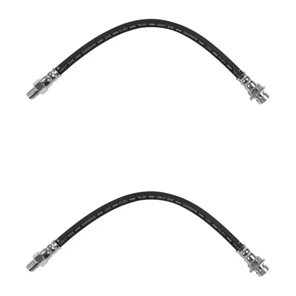 Sunsong Set of 2 Front Brake Hydraulic Hoses for 88 98 C33 Commercial Chassis