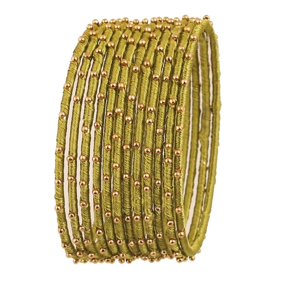 Sunsoul By Touchstone "Colorful Bangle Collection" Indian Bollywood Exclusive Golden Glaze Henna Designer Jewelry Special Large Size Bangle Bracelets. Set of 12 For Women.