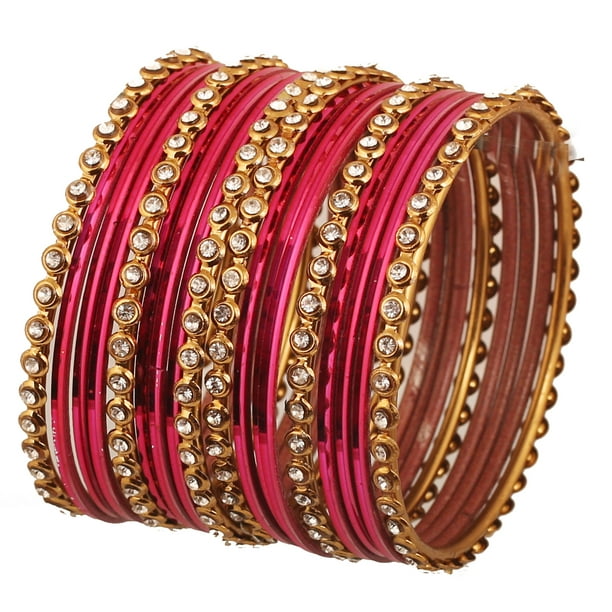 Ink & Alloy Fuchsia/Gold Bracelet Ink & Alloy Fuchsia/Gold Bracelet
