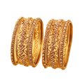thumbnail image 1 of Sunsoul by Touchstone "Golden Bangle Collection" Indian Bollywood Exotic Filigree And Grain Work Clear Rhinestone Thick Thin Bangle Bracelets In Antique Gold Tone For Women. Set of 6., 1 of 5