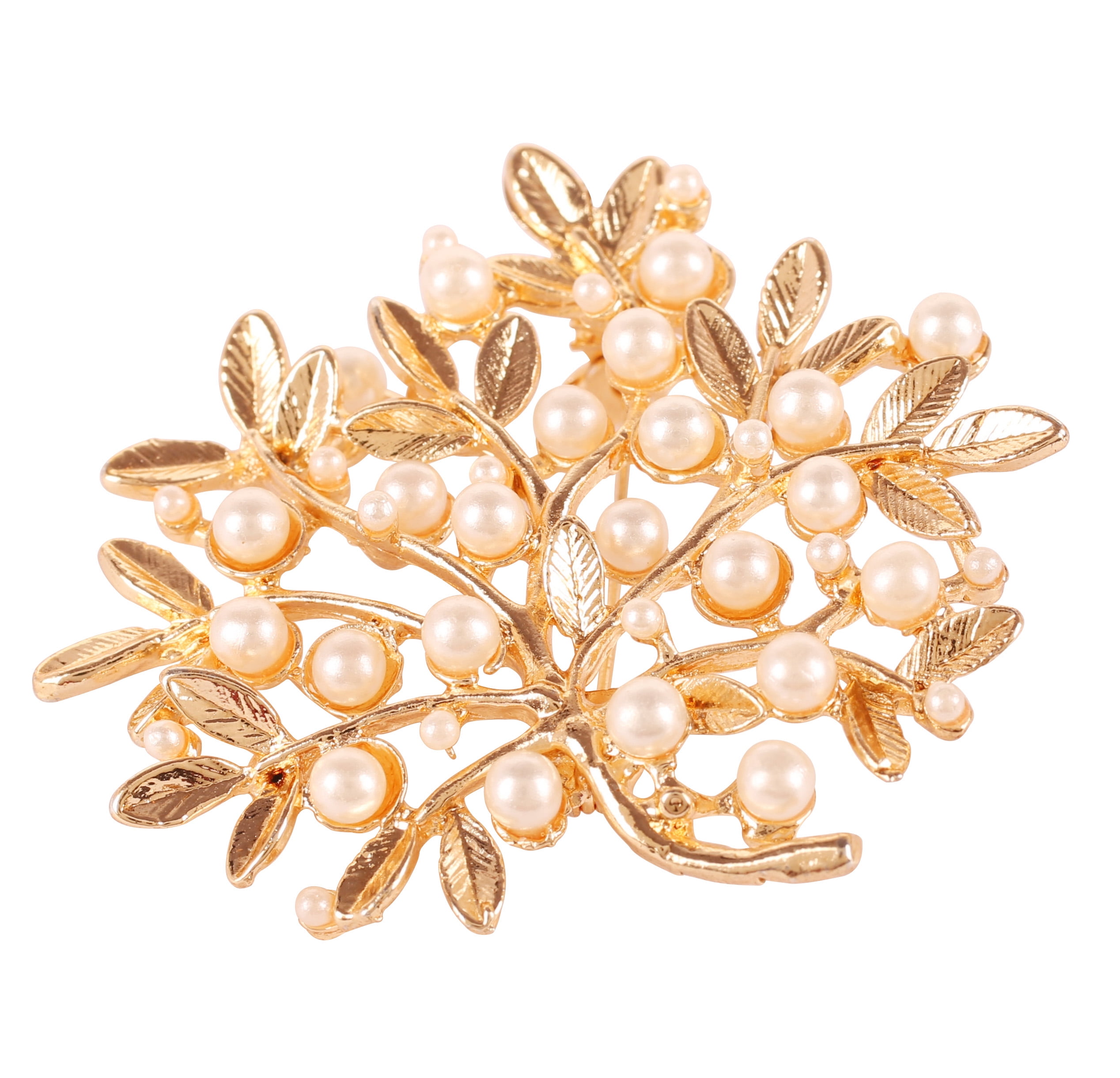 Sunsoul by Touchstone Indian Bollywood Smart Chain Faux Pearls White Rhinestone Designer Jewelry Paazeb Anklets Payal In Gold Tone For Women
